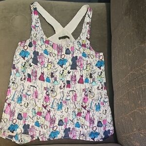 Lucca Couture Multicolor Graphic Tank Top